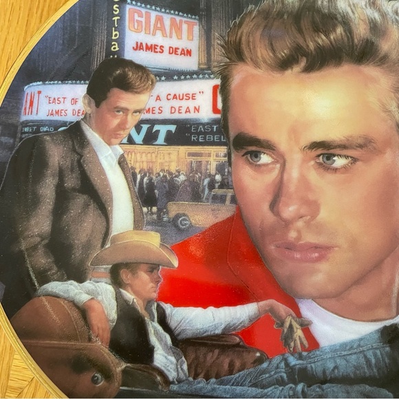 Vintage James Dean Decorative Plate - Picture 2 of 6